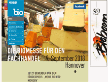Tablet Screenshot of bionord.de