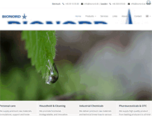 Tablet Screenshot of bionord.dk